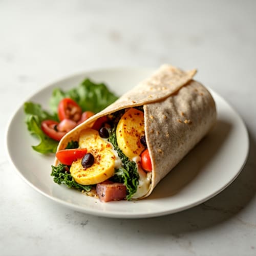 Protein-Packed Egg White Breakfast Burrito