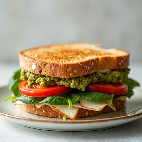 Herb-Roasted Turkey Pesto Panini