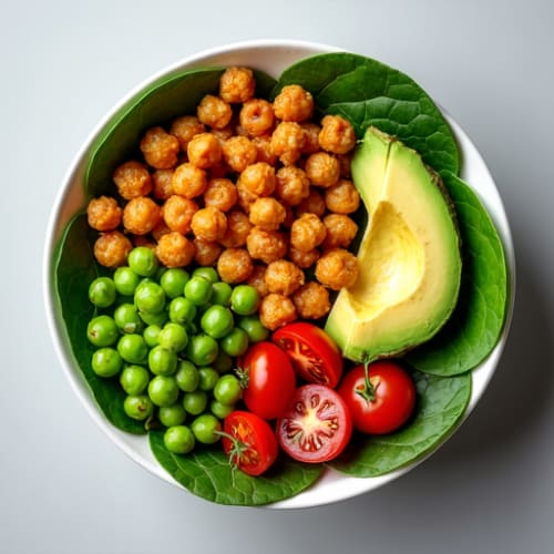 Crispy Chickpea and Avocado Power Bowl