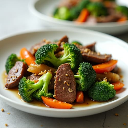 Ginger-Garlic Beef and Broccoli Stir-Fry