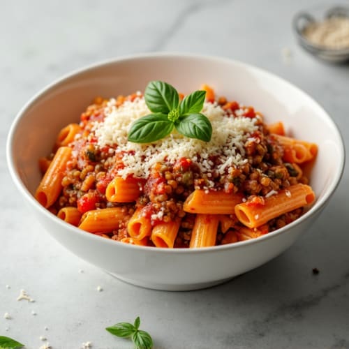 Protein-Packed Turkey and Lentil Baked Ziti