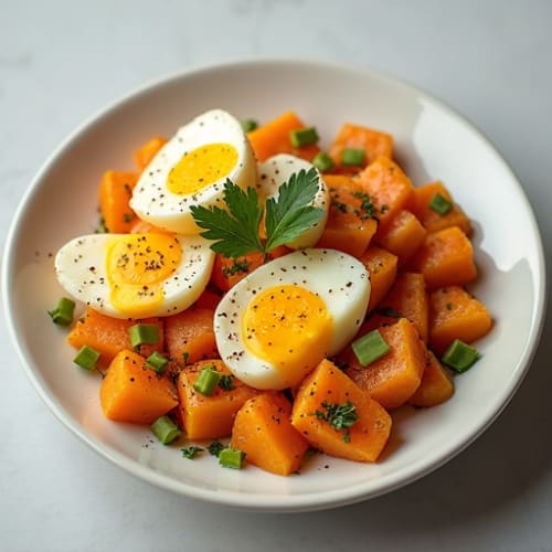 Protein-Packed Yam and Egg Stir-Fry