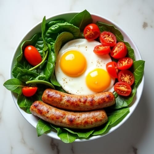 Protein-Packed Spinach and Egg White Breakfast Bowl