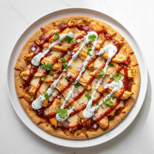 Crispy BBQ Ranch Chicken Pizza