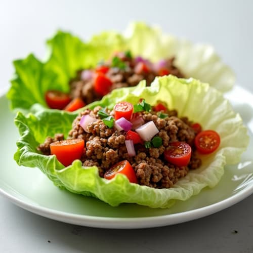 Lean Beef Mince Lettuce Cups