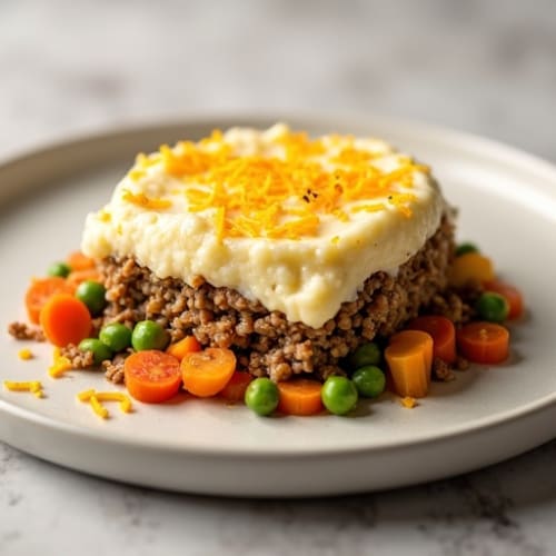 Lean Ground Turkey and Vegetable Shepherd's Pie with Creamy Cauliflower ...