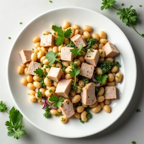 Tuna and White Bean Salad with Fresh Herbs