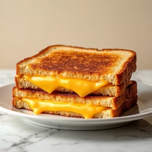 Crispy Three-Cheese Sourdough Melt
