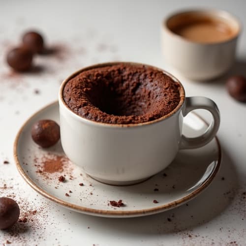 Flourless Double Chocolate Protein Mug Cake
