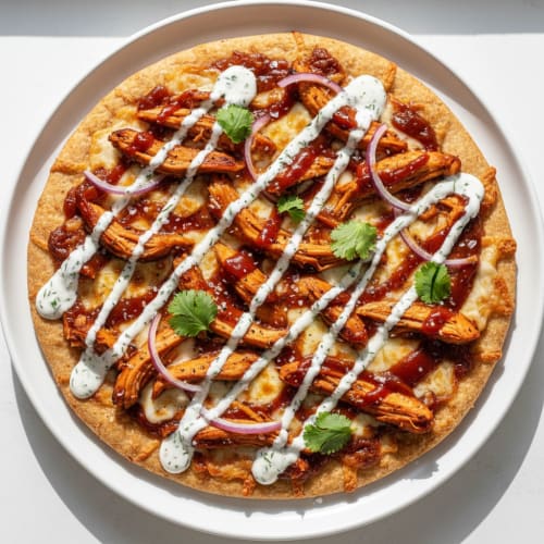 Crispy BBQ Ranch Chicken Pizza