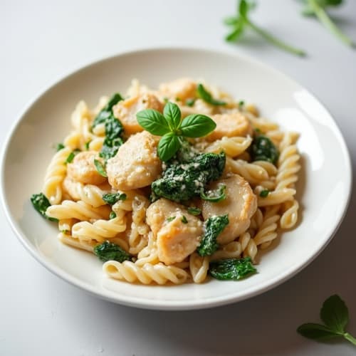 Creamy Garlic Chicken Pasta with Fresh Herbs