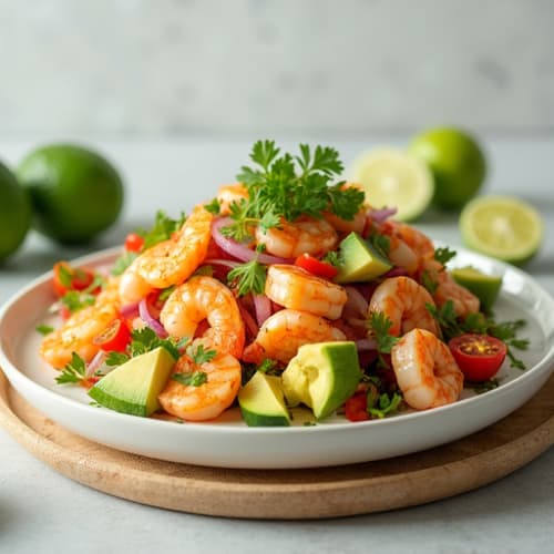 Citrus-Marinated Shrimp and Avocado Ceviche