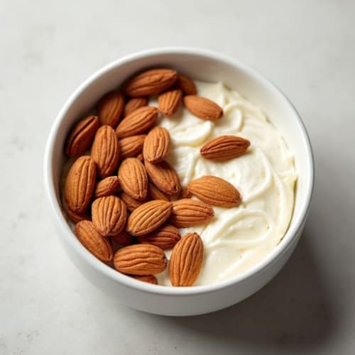 Cottage Cheese and Roasted Almond Bowl