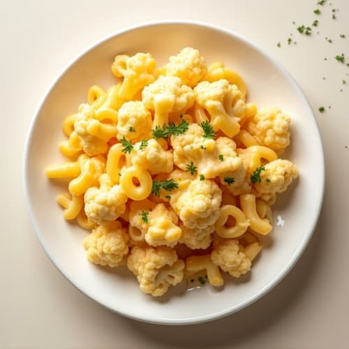 Creamy Cauliflower Mac with Sharp Cheddar