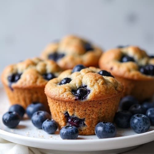 Protein-Packed Blueberry Oat Morning Muffins