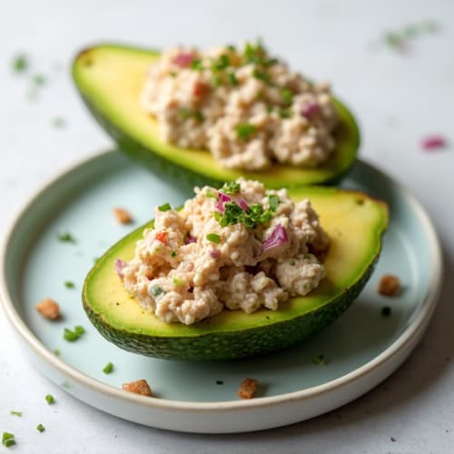 Tuna Salad Stuffed Avocado