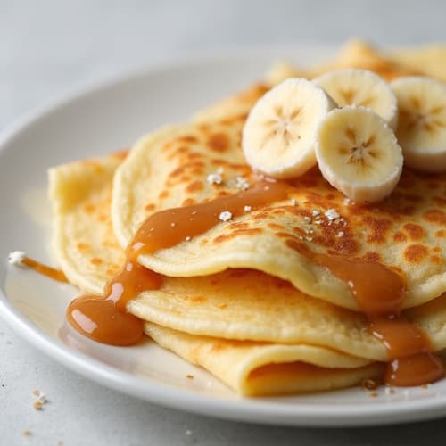 Protein-Packed Almond Butter Banana Crepes