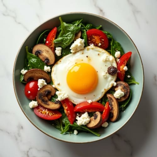 Protein-Packed Veggie and Egg White Breakfast Bowl