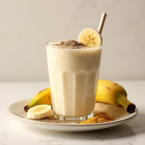 Silky Tofu Protein Smoothie with Chia Seeds