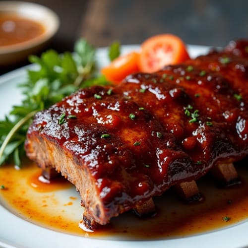 Tender Smoked Baby Back Ribs with Sweet-Spicy BBQ Glaze