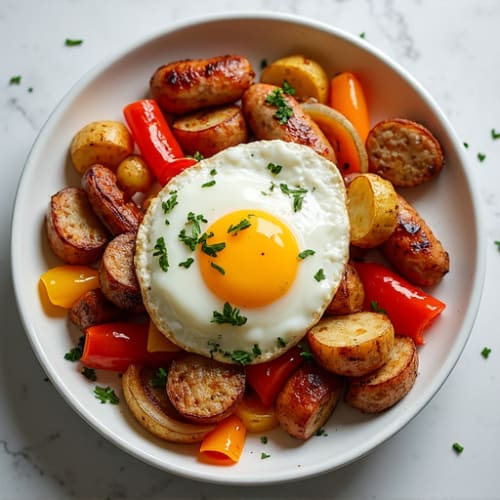 Sheet Pan Italian Sausage and Roasted Potato Medley