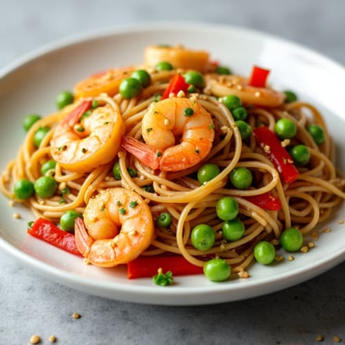 Ginger-Sesame Shirataki Noodle Stir-Fry