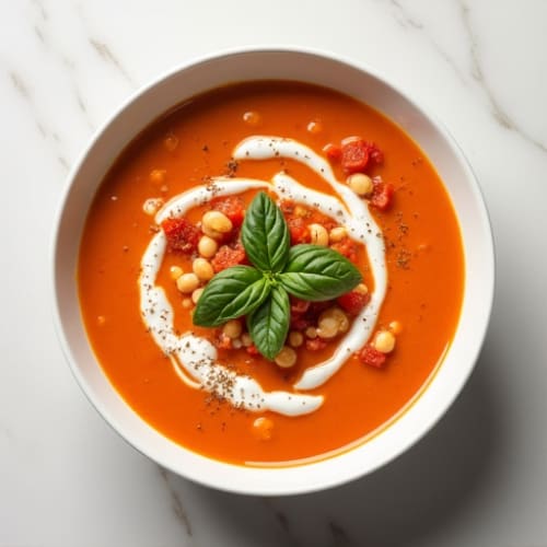 Creamy Roasted Tomato Basil Soup
