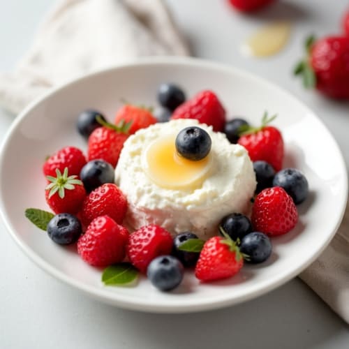 Cottage Cheese with Fresh Berries