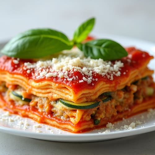 Lean Turkey Zucchini Lasagna