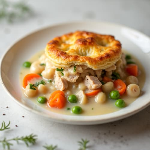 Creamy Herb-Roasted Turkey Pot Pie