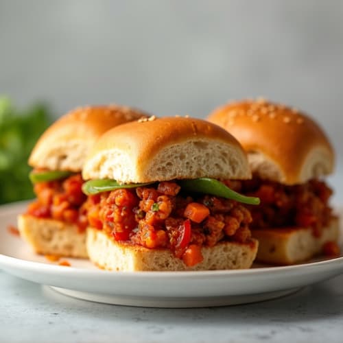 Lean Turkey Sweet Potato Sloppy Joe Sliders