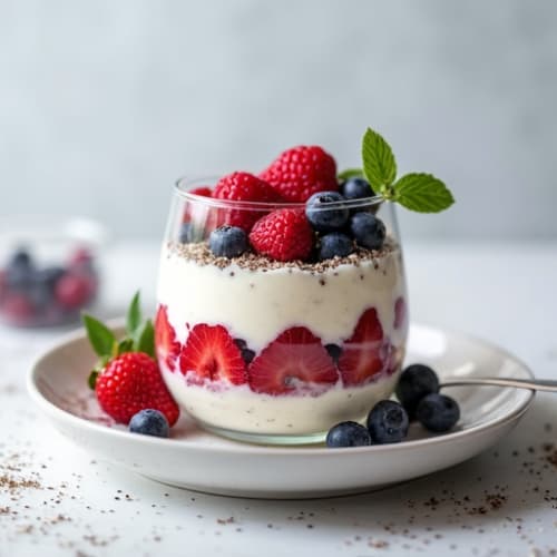 Cottage Cheese and Berry Protein Parfait