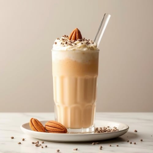 Protein Shake with Almond Butter and Chia Seeds