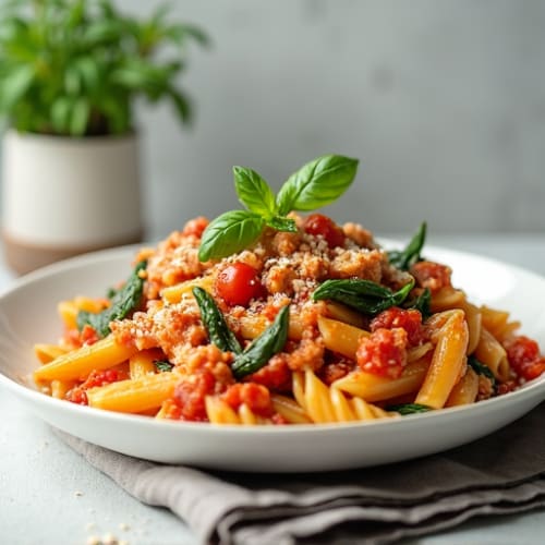 Protein-Packed Turkey Ziti with Fresh Herbs