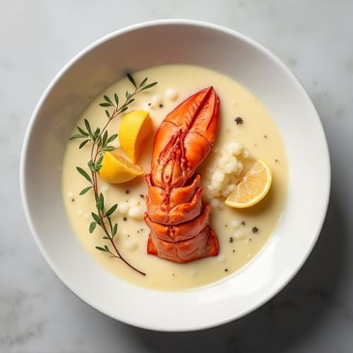 Silky Cauliflower Lobster Bisque