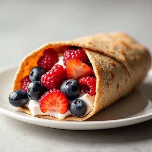 Crispy Peanut Butter & Berry Whole Grain Wrap