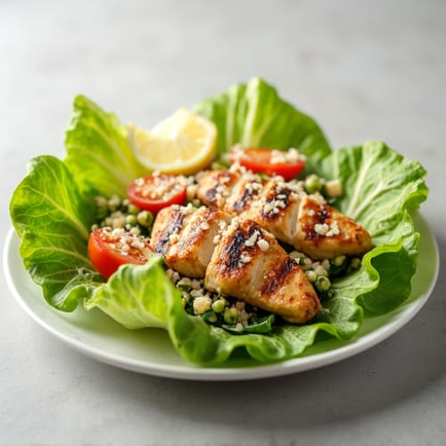Grilled Chicken Caesar Lettuce Wrap