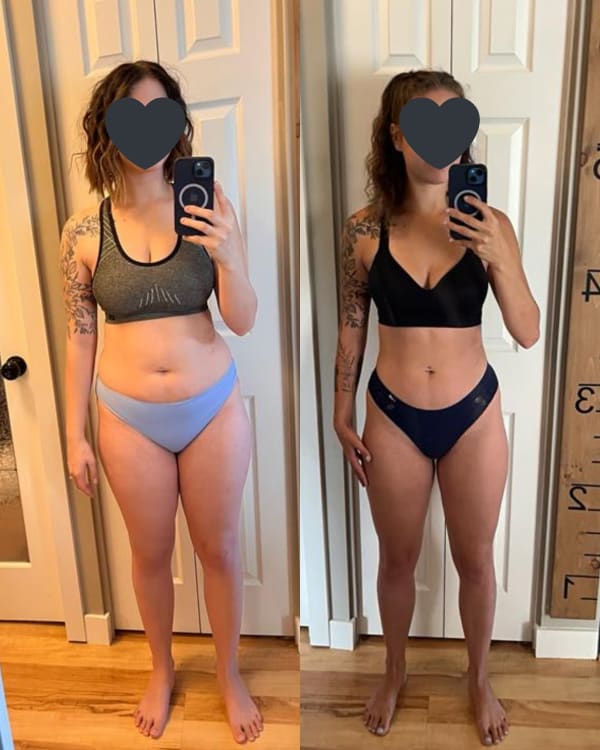 program transformation testimonial image from 6 Month Progress After 2 Babies!