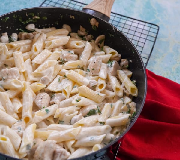 program transformation testimonial image from Chicken Pasta