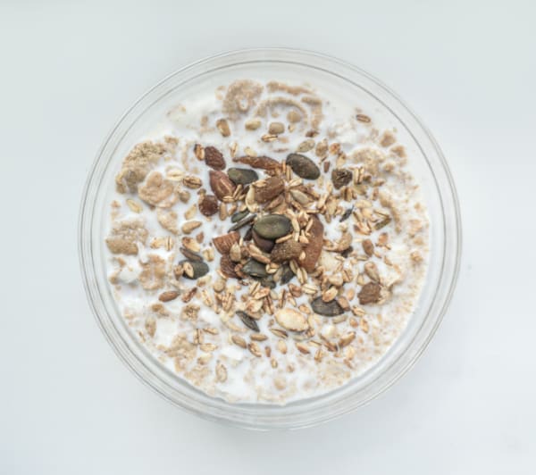 program transformation testimonial image from Cashew Cream Overnight Oats