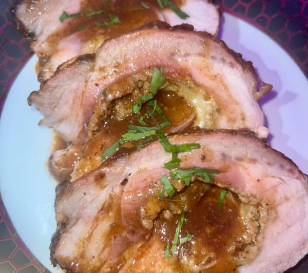 program transformation testimonial image from Stuffed Roasted Pork Loin