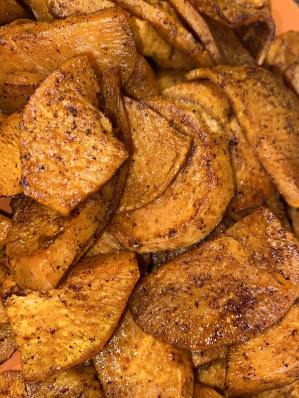 program transformation testimonial image from sweet potato bites