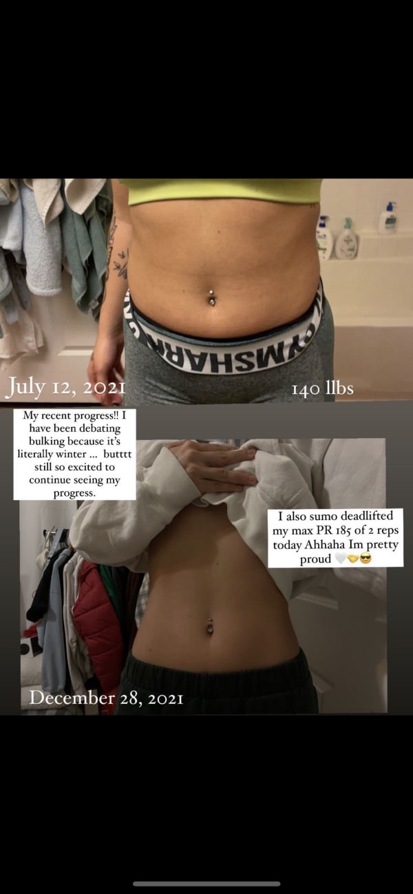 program transformation testimonial image from Personal Progress Results