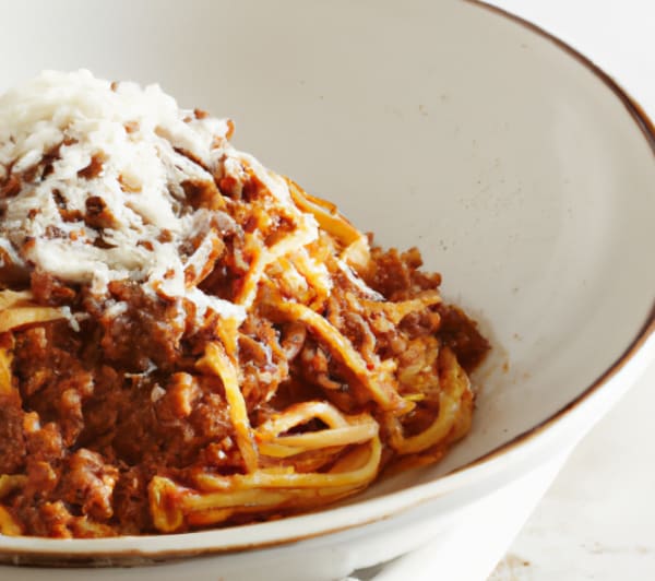 program transformation testimonial image from Protein Pasta Bolognese