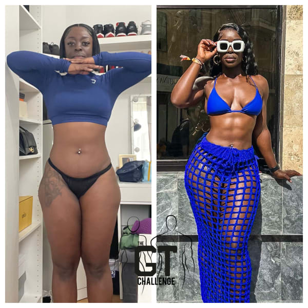 program transformation testimonial image from Gina's Transformation