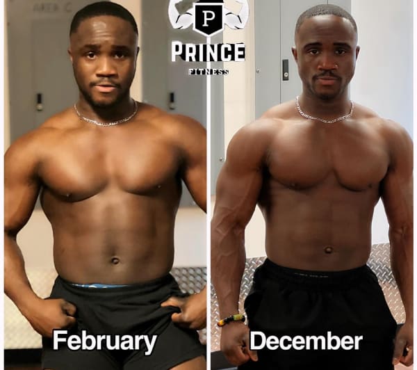 program transformation testimonial image from 10 months transformation