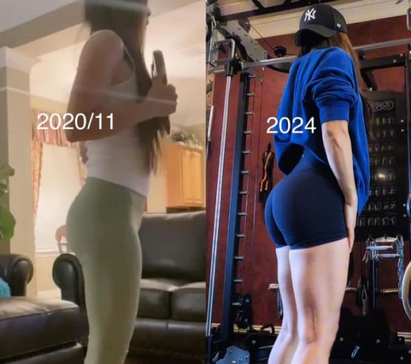 program transformation testimonial image from My Glute Transformation