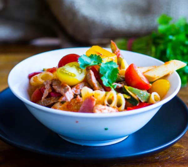 program transformation testimonial image from Mediterranean Trio Pasta