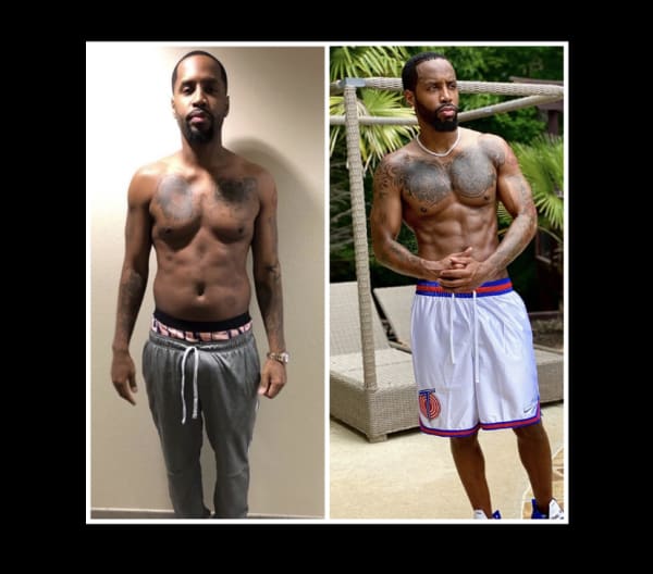 program transformation testimonial image from Safaree