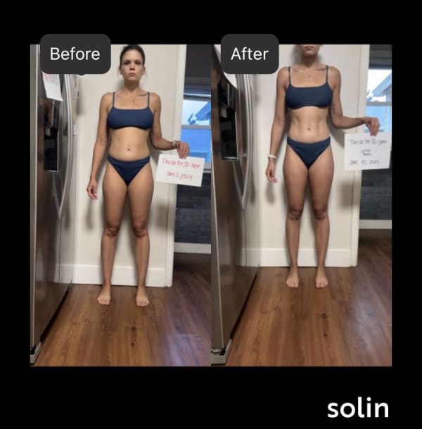 program transformation testimonial image from LB's Transformation